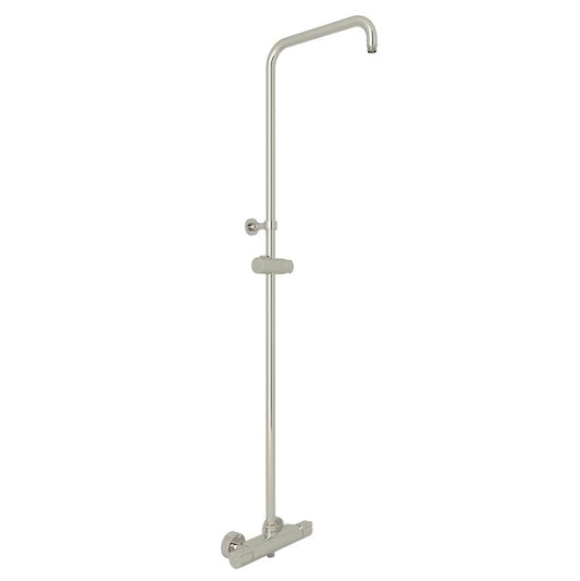 ROHL C72-PN Exposed Wall Mount Thermostatic Shower With Diverter In Polished Nickel