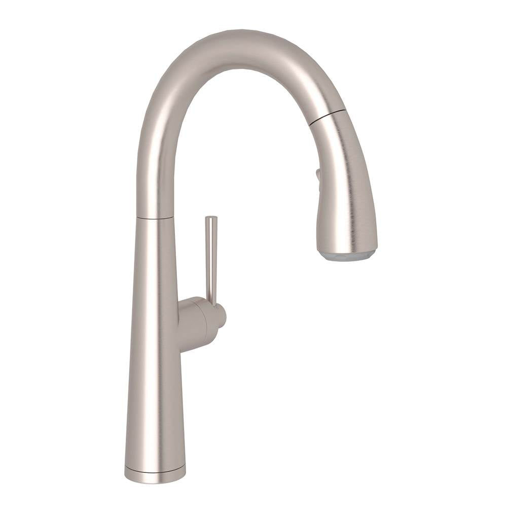 ROHL R7515SLMSTN-2 Lux Pull-Down Bar/Food Prep Kitchen Faucet In Satin Nickel