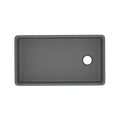 ROHL AL3620AF104 Allia 36" Fireclay Single Bowl Farmhouse Apron Front Kitchen Sink In Satin Grey