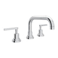 ROHL A2218LMAPC-2 Lombardia Widespread Lavatory Faucet With U-Spout In Polished Chrome