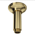 ROHL 1505/3ULB 4" Ceiling Mount Shower Arm In Unlacquered Brass