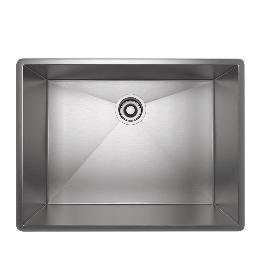 ROHL RSS2418SB Forze 24" Single Bowl Stainless Steel Kitchen Sink In Brushed Stainless Steel