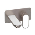 ROHL MI01W2BLSTN Miscelo Wall Mount Single Handle Lavatory Faucet In Satin Nickel