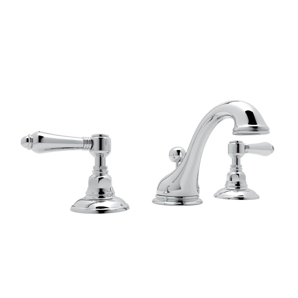 ROHL A1408LMAPC-2 Viaggio Widespread Lavatory Faucet With Low Spout In Polished Chrome