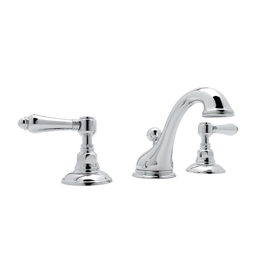 ROHL A1408LMAPC-2 Viaggio Widespread Lavatory Faucet With Low Spout In Polished Chrome