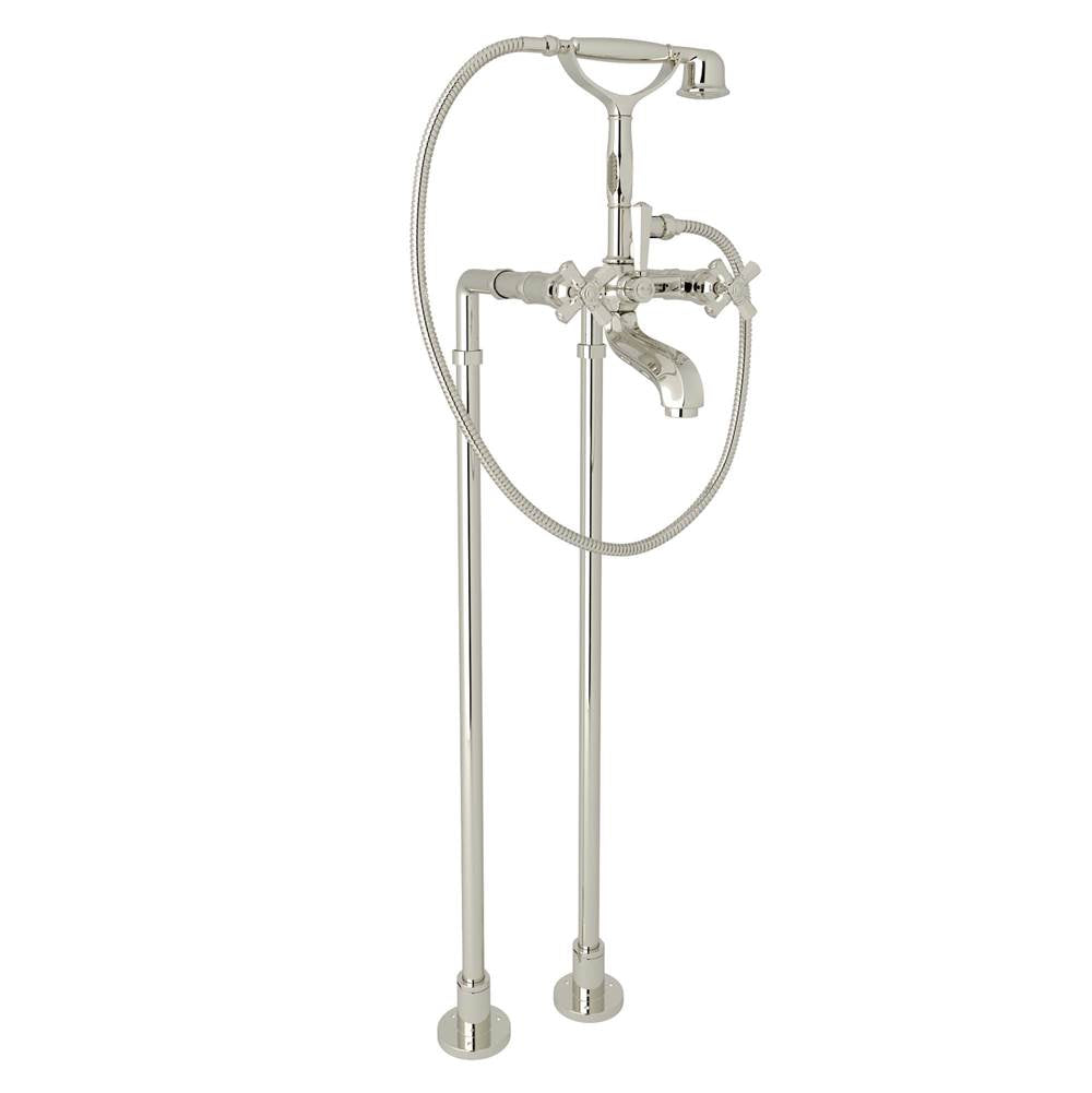 ROHL AKIT1901NXMPN Palladian Floor Mount Tub Filler In Polished Nickel