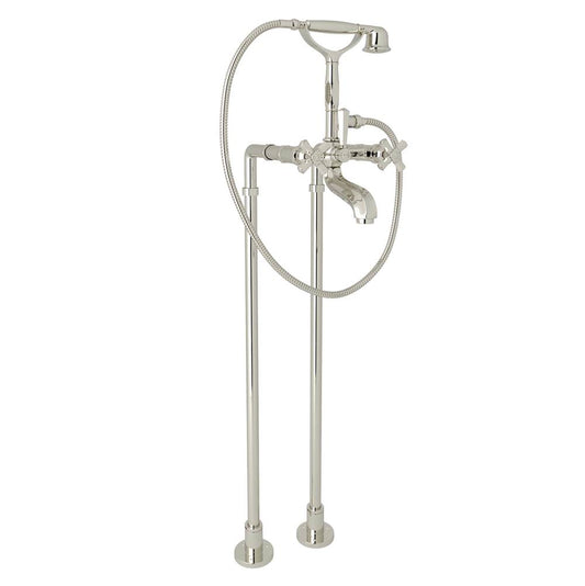 ROHL AKIT1901NXMPN Palladian Floor Mount Tub Filler In Polished Nickel