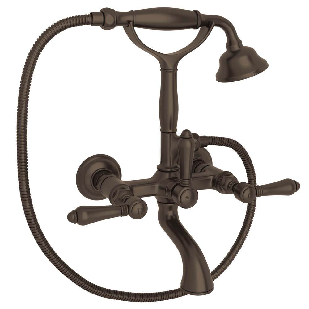 ROHL A1401LMTCB Exposed Wall Mount Tub Filler In Tuscan Brass