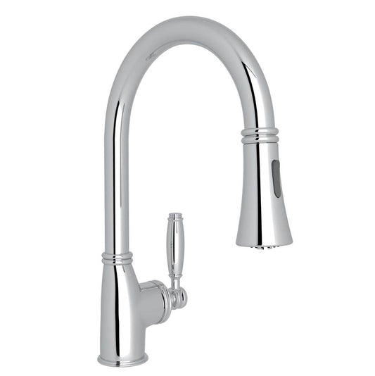 ROHL MB7927LMAPC-2 Gotham Pull-Down Bar/Food Prep Kitchen Faucet In Polished Chrome
