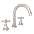 ROHL A2328XMSTN-2 San Giovanni Widespread Lavatory Faucet In Satin Nickel