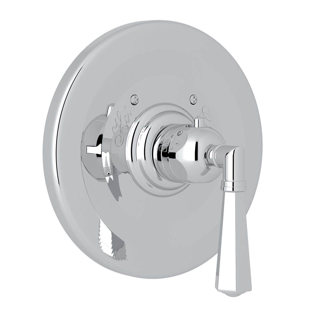 ROHL A4814LMAPC Palladian 3/4" Thermostatic Trim Without Volume Control In Polished Chrome