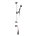 ROHL 1330STN Handshower Set With 24" Slide Bar and Single Function Handshower In Satin Nickel