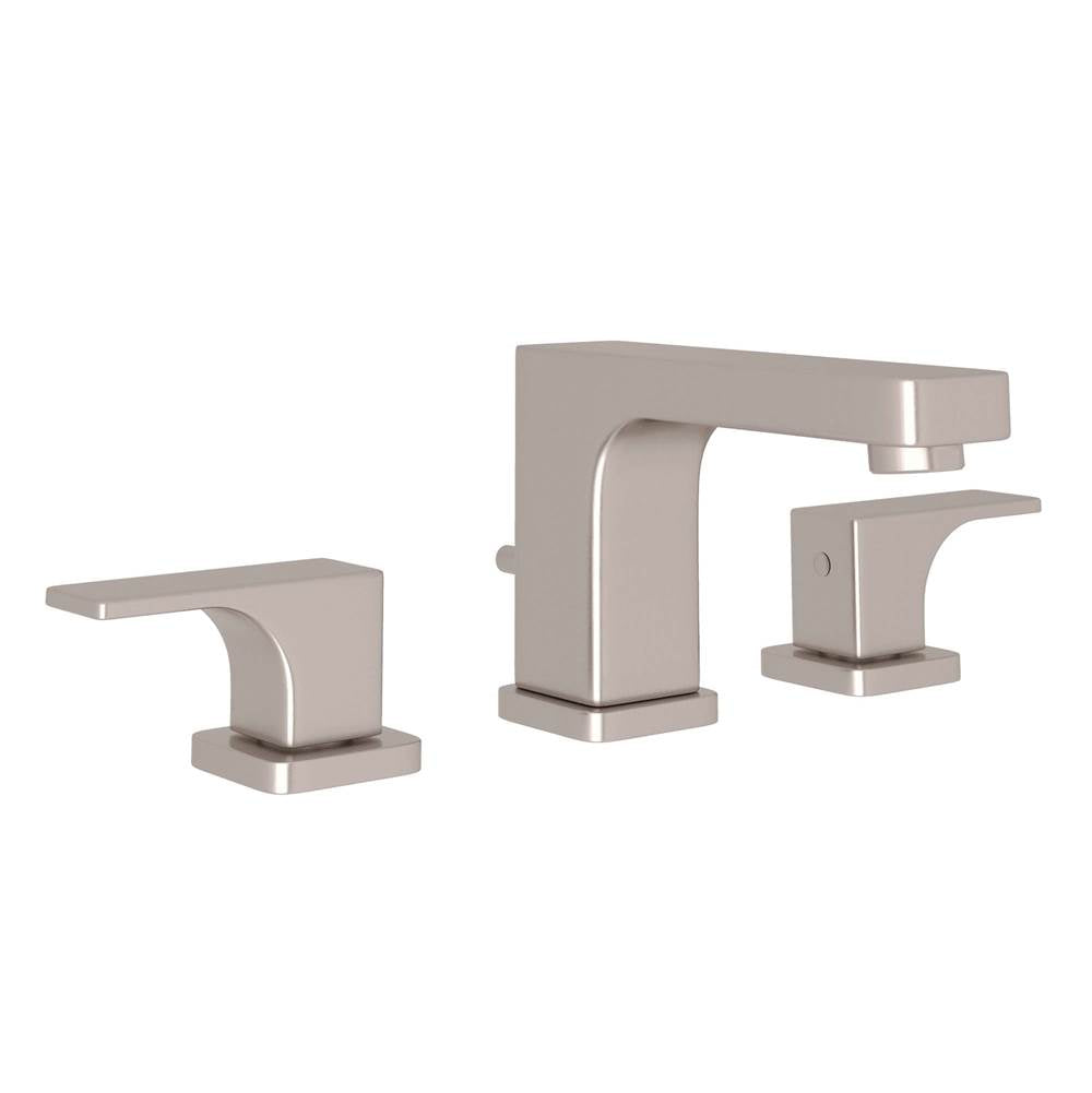 ROHL CU102L-STN-2 Quartile Widespread Lavatory Faucet In Satin Nickel