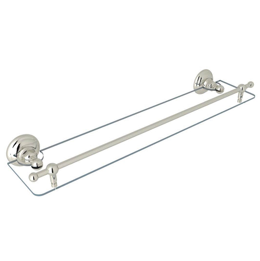 ROHL A1480PN Wall Mount Towel Shelf In Polished Nickel