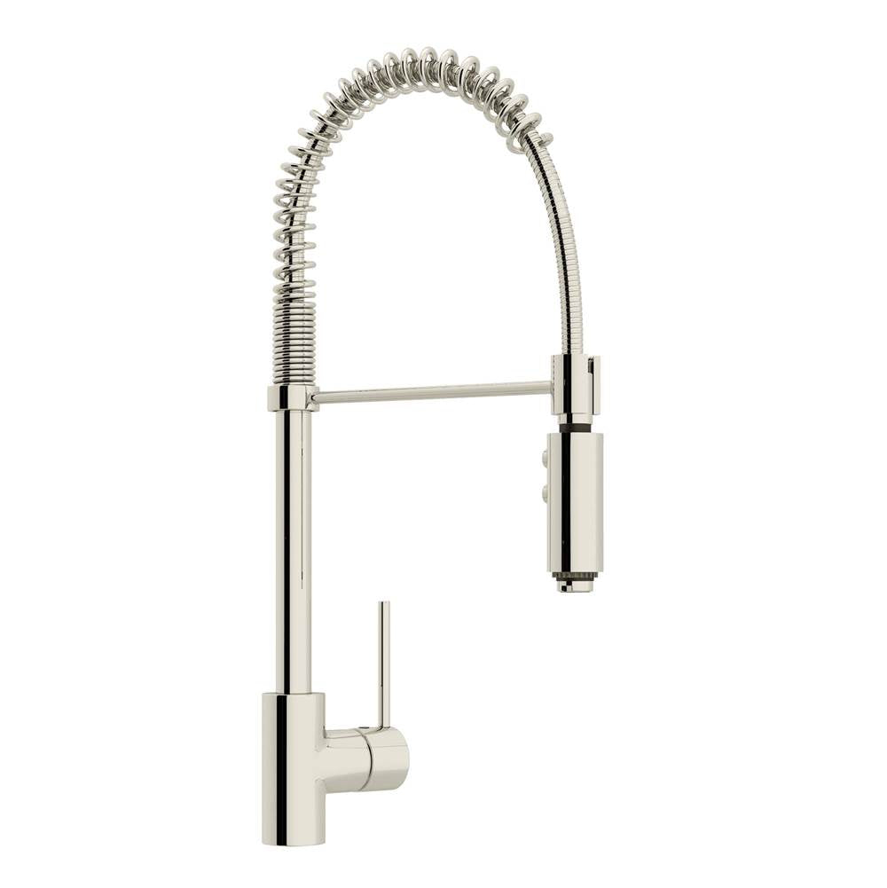 ROHL LS64L-PN-2 Pirellone Pre-Rinse Pull-Down Kitchen Faucet In Polished Nickel
