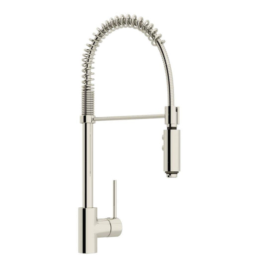 ROHL LS64L-PN-2 Pirellone Pre-Rinse Pull-Down Kitchen Faucet In Polished Nickel