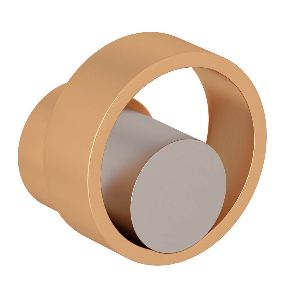 ROHL EC18W2IWSGN Eclissi Trim For Volume Control And Diverter In Satin Gold/Satin Nickel