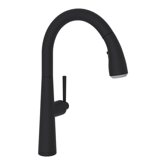 ROHL R7515LMMB-2 Lux Pull-Down Kitchen Faucet In Matte Black
