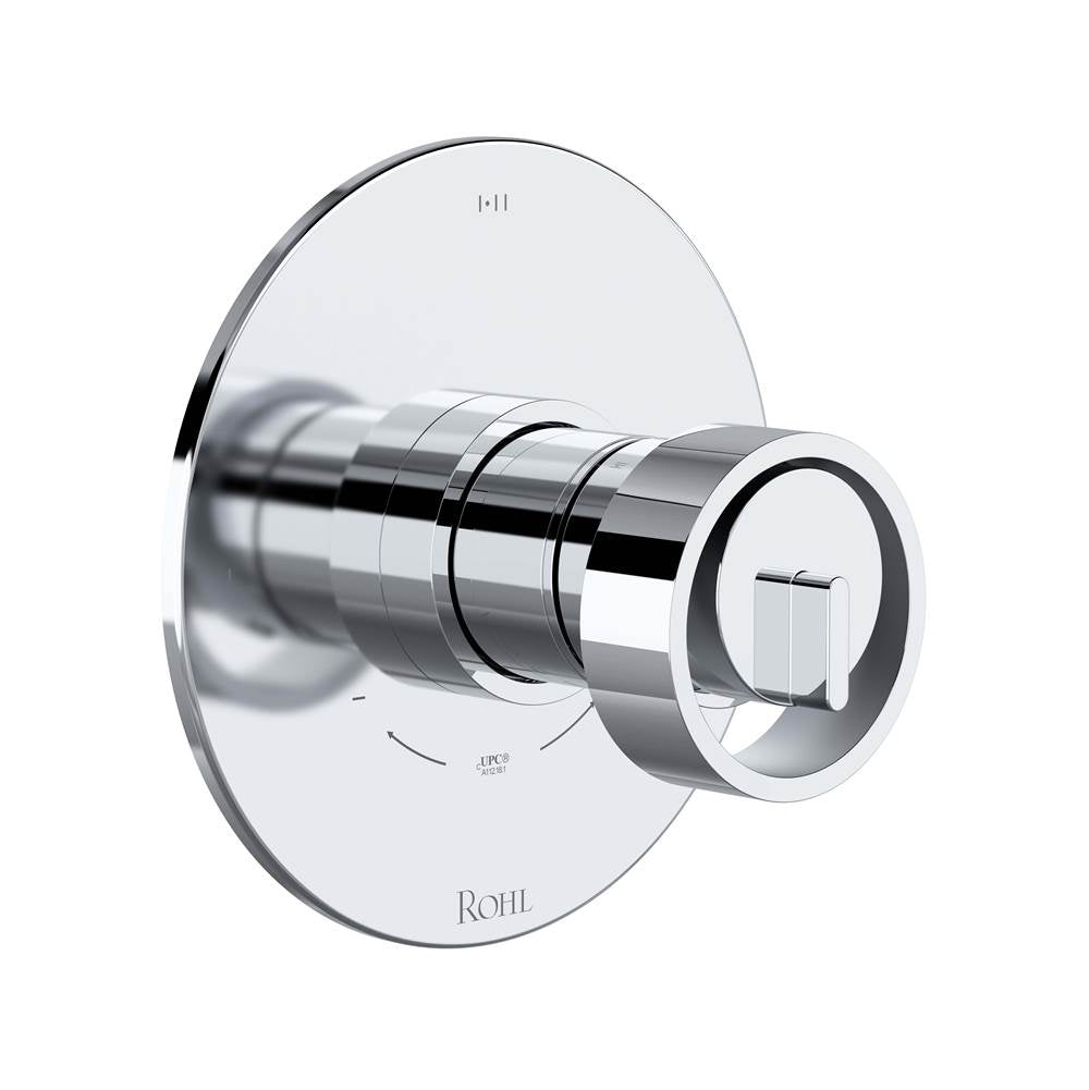 ROHL TEC23W1IWAPC Eclissi 1/2" Therm & Pressure Balance Trim with 3 Functions (Shared) In Polished Chrome