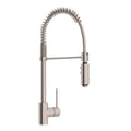 ROHL LS64L-STN-2 Pirellone Pre-Rinse Pull-Down Kitchen Faucet In Satin Nickel