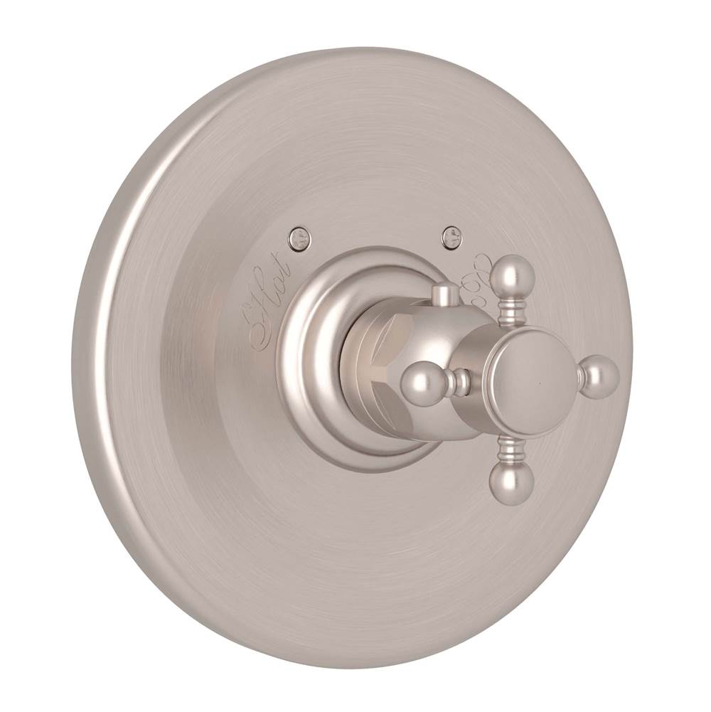 ROHL A4914XMSTN 3/4" Thermostatic Trim Without Volume Control In Satin Nickel