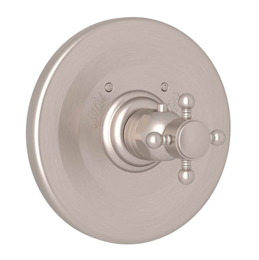 ROHL A4914XMSTN 3/4" Thermostatic Trim Without Volume Control In Satin Nickel