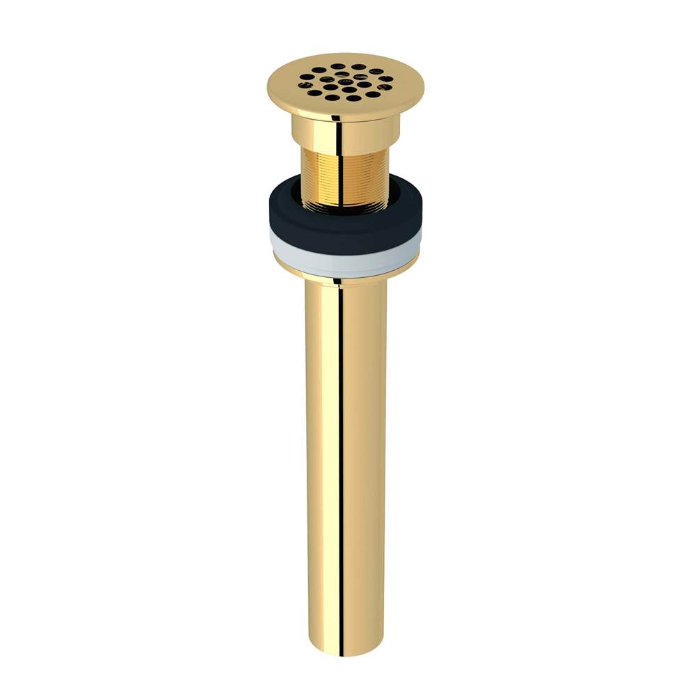 ROHL 6442ULB Grid Drain Without Overflow In Unlacquered Brass