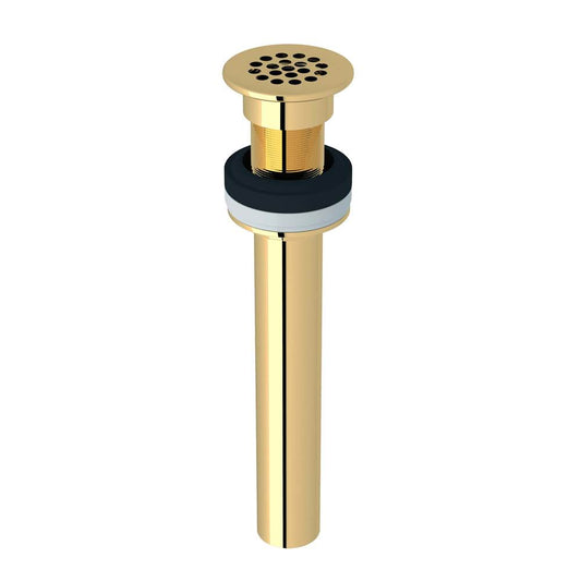ROHL 6442ULB Grid Drain Without Overflow In Unlacquered Brass