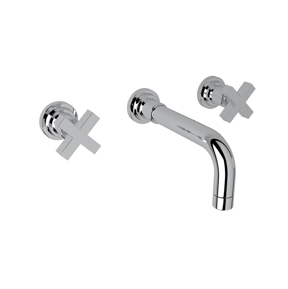 ROHL A2207XMPNTO-2 Lombardia Wall Mount Lavatory Faucet In Polished Nickel