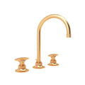 ROHL MB2019DMSG-2 Graceline Widespread Lavatory Faucet With C-Spout In Satin Gold