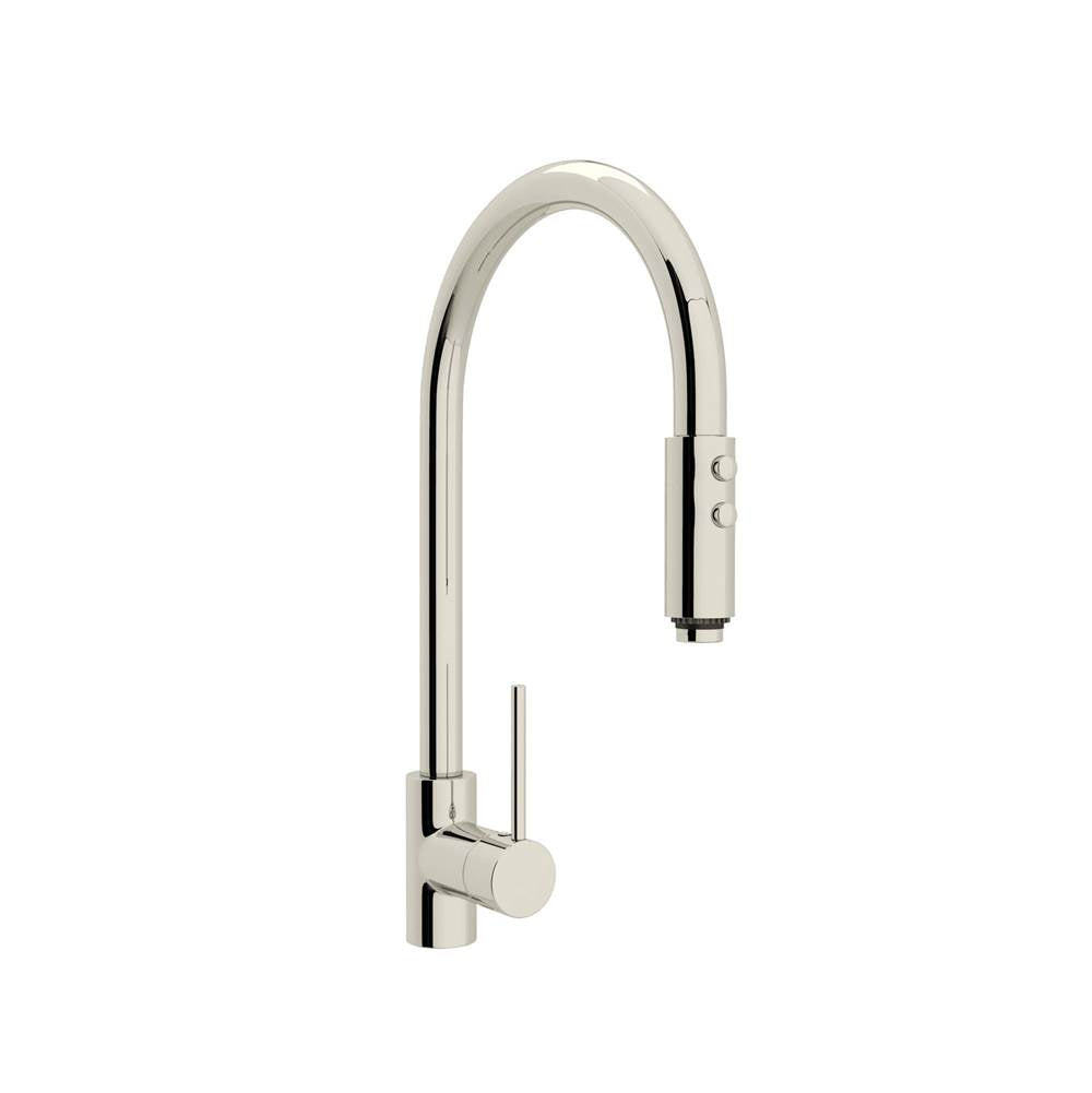 ROHL LS57L-PN-2 Pirellone Tall Pull-Down Kitchen Faucet In Polished Nickel