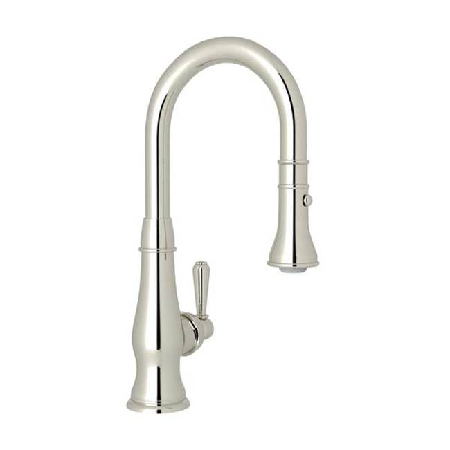 ROHL A3420SLMPN-2 Patrizia Pull-Down Bar/Food Prep Kitchen Faucet In Polished Nickel