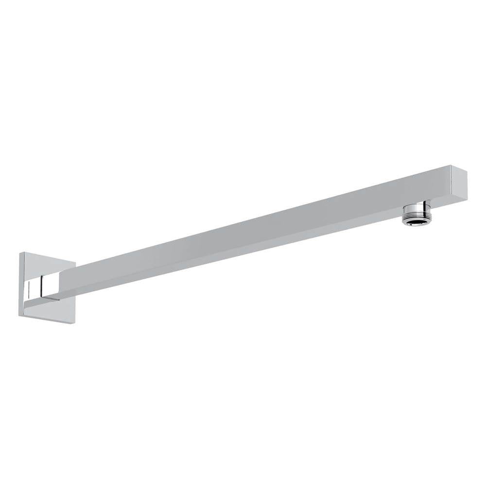 ROHL 1410/16APC 17" Reach Wall Mount Shower Arm With Square Escutcheon In Polished Chrome