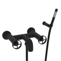 ROHL A3302IWMB Campo Exposed Wall Mount Tub Filler In Matte Black