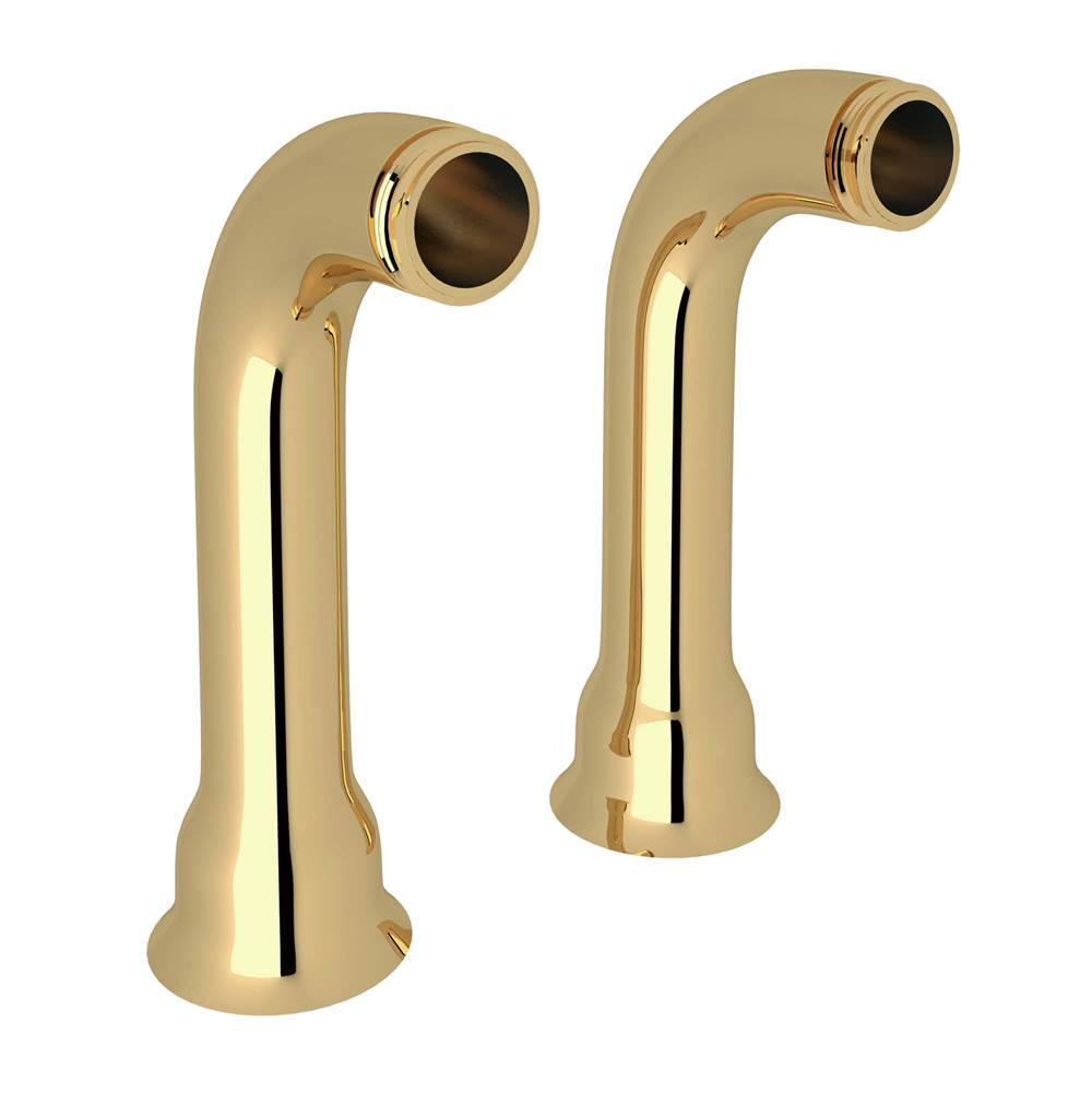 ROHL AR00380-ULB Deck Unions In Unlacquered Brass