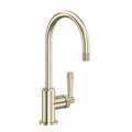 ROHL MB7960LMSTN Graceline Bar/Food Prep Kitchen Faucet With C-Spout In Satin Nickel