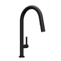 ROHL TE55D1LMMB Tenerife Pull-Down Kitchen Faucet With C-Spout In Matte Black