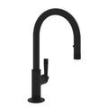 ROHL MB7930SLMMB-2 Graceline Pull-Down Bar/Food Prep Kitchen Faucet In Matte Black