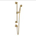 ROHL 1330IB Handshower Set With 24" Slide Bar and Single Function Handshower In Italian Brass
