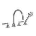 ROHL MB06D4LMAPC Graceline 4-Hole Deck Mount Tub Filler In Polished Chrome