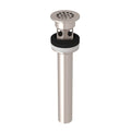 ROHL 7444STN Grid Drain With Overflow In Satin Nickel