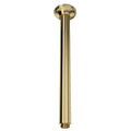 ROHL 1505/12ULB 13" Ceiling Mount Shower Arm In Unlacquered Brass