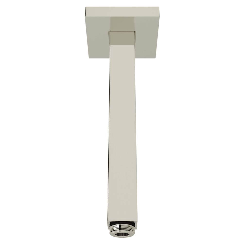 ROHL 1510/6PN 6" Ceiling Mount Shower Arm With Square Escutcheon In Polished Nickel