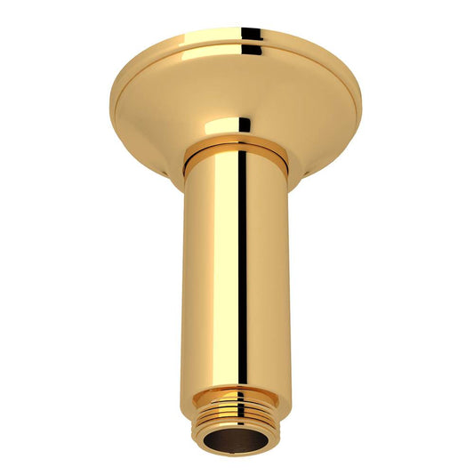 ROHL 1505/3IB 4" Ceiling Mount Shower Arm In Italian Brass