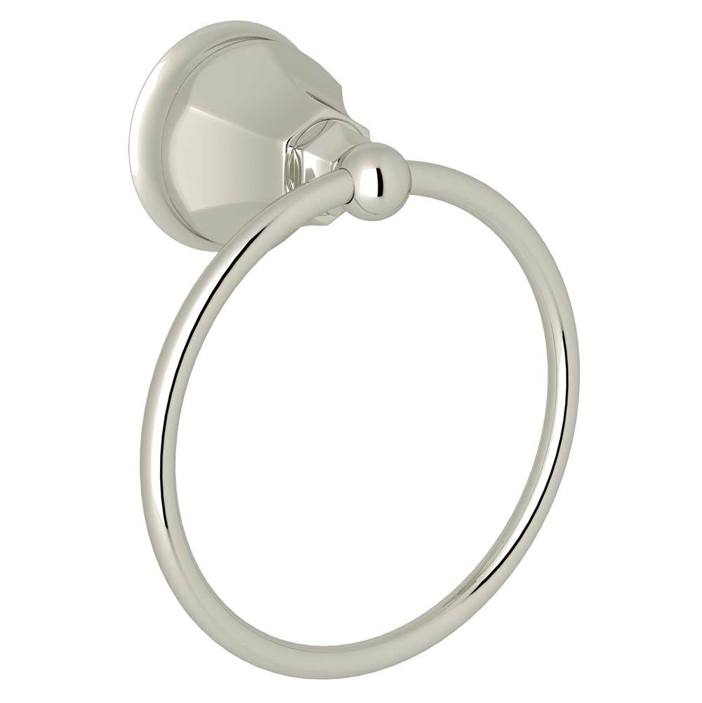 ROHL A6885PN Palladian Towel Ring In Polished Nickel
