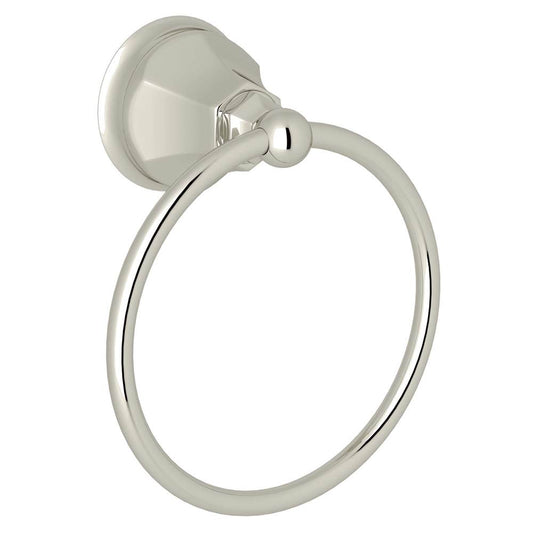 ROHL A6885PN Palladian Towel Ring In Polished Nickel