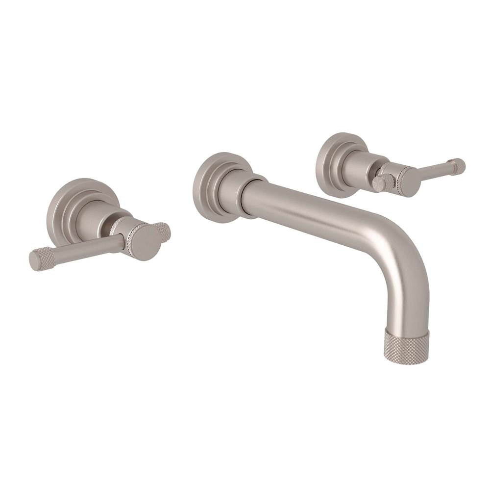 ROHL A3307ILSTNTO-2 Campo Wall Mount Lavatory Faucet In Satin Nickel