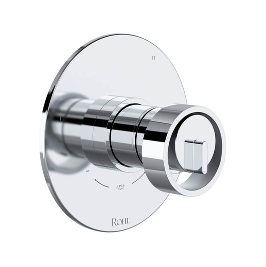 ROHL TEC47W1IWAPC Eclissi 1/2" Therm & Pressure Balance Trim with 3 Functions (No Share) In Polished Chrome