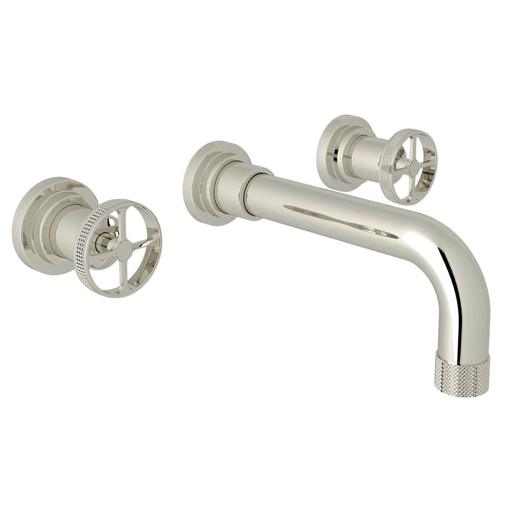 ROHL A3307IWPNTO-2 Campo Wall Mount Lavatory Faucet In Polished Nickel