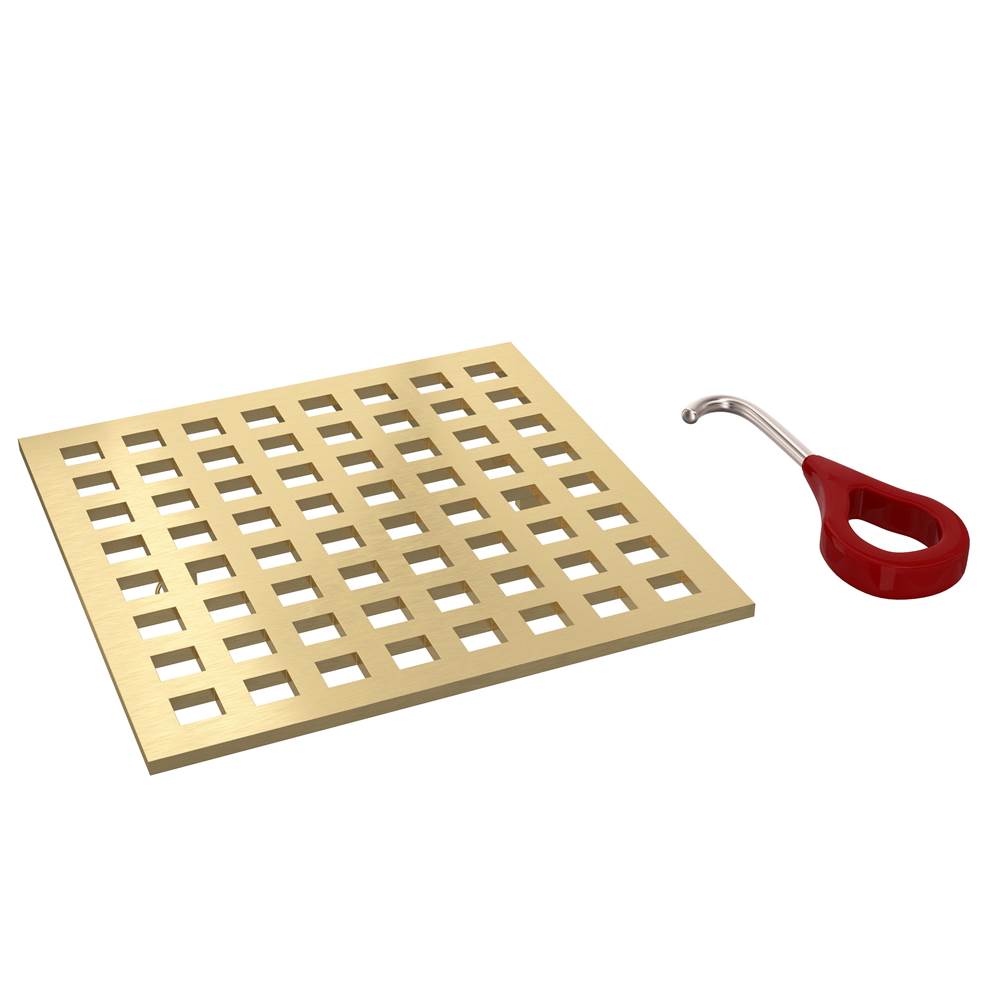 ROHL DC3143AG Matrix Decorative Drain Cover In Antique Gold